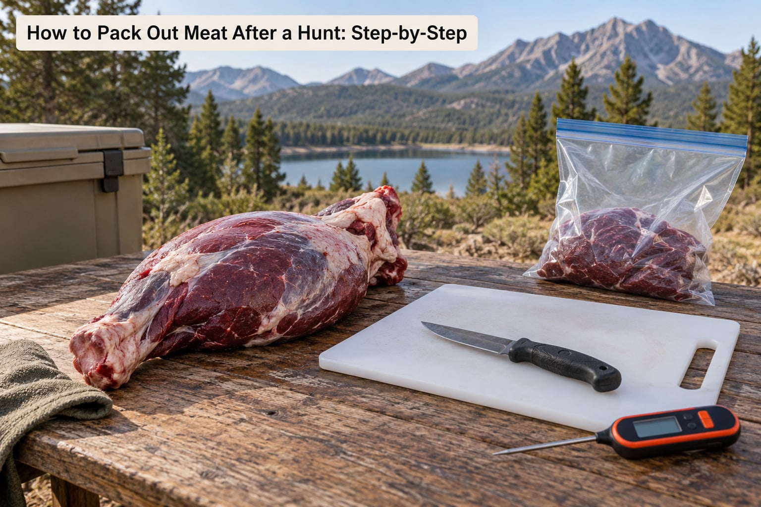 How to Pack Out Meat After a Hunt: Step-by-Step