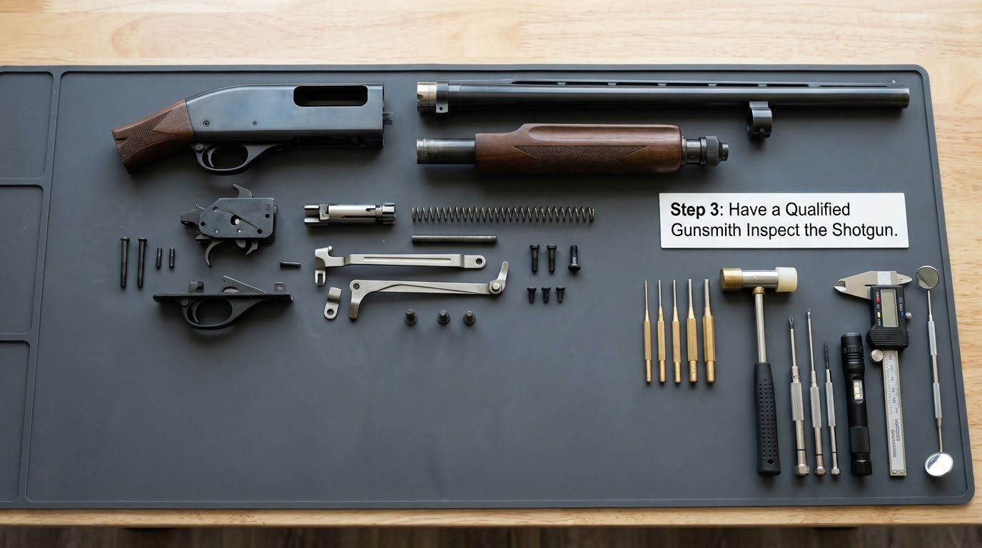 Step 3: Have a Qualified Gunsmith Inspect the Shotgun