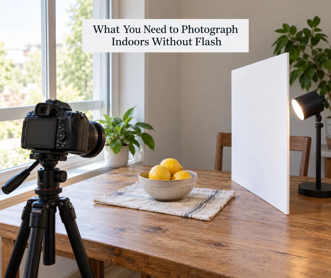 What You Need to Photograph Indoors Without Flash