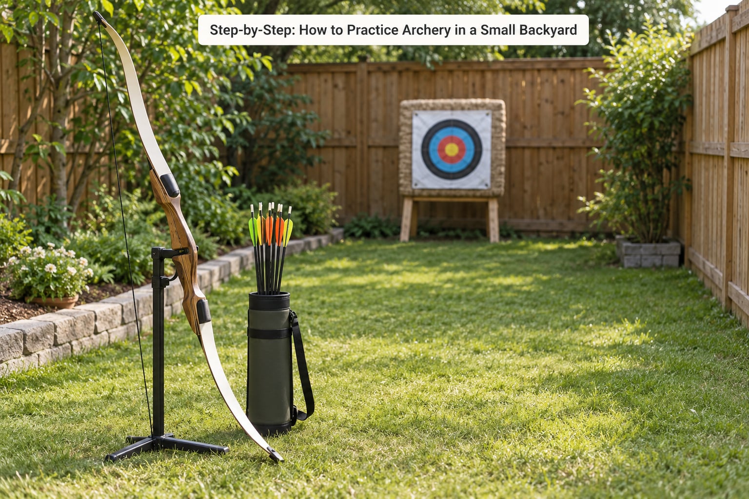 Step-by-Step: How to Practice Archery in a Small Backyard