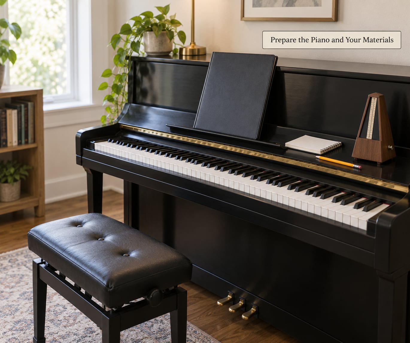 Prepare the Piano and Your Materials