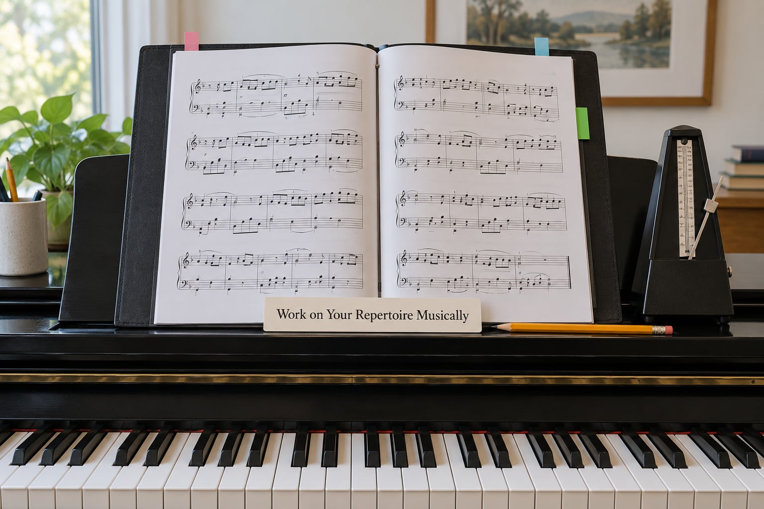 Work on Your Repertoire Musically