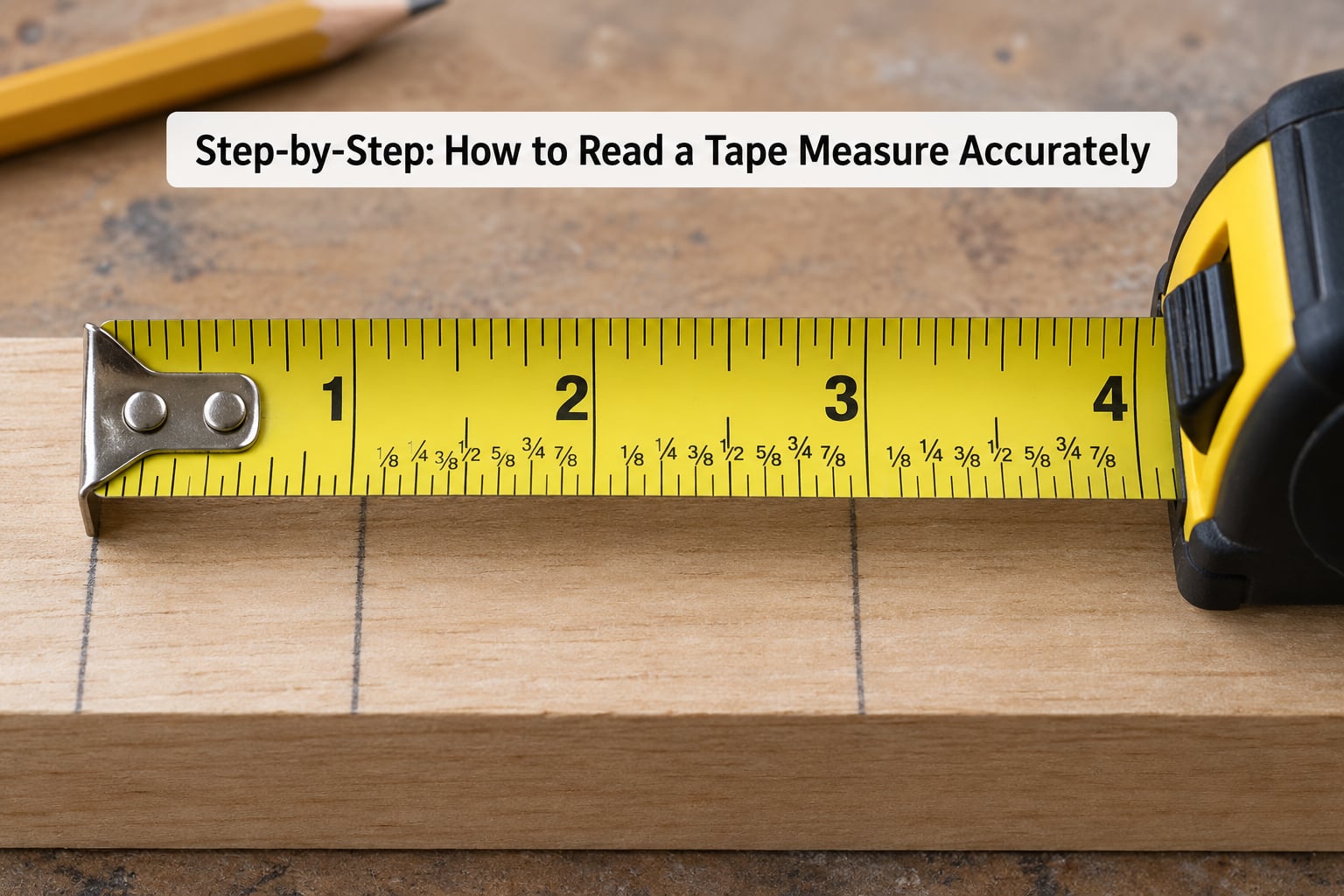 Step-by-Step: How to Read a Tape Measure Accurately