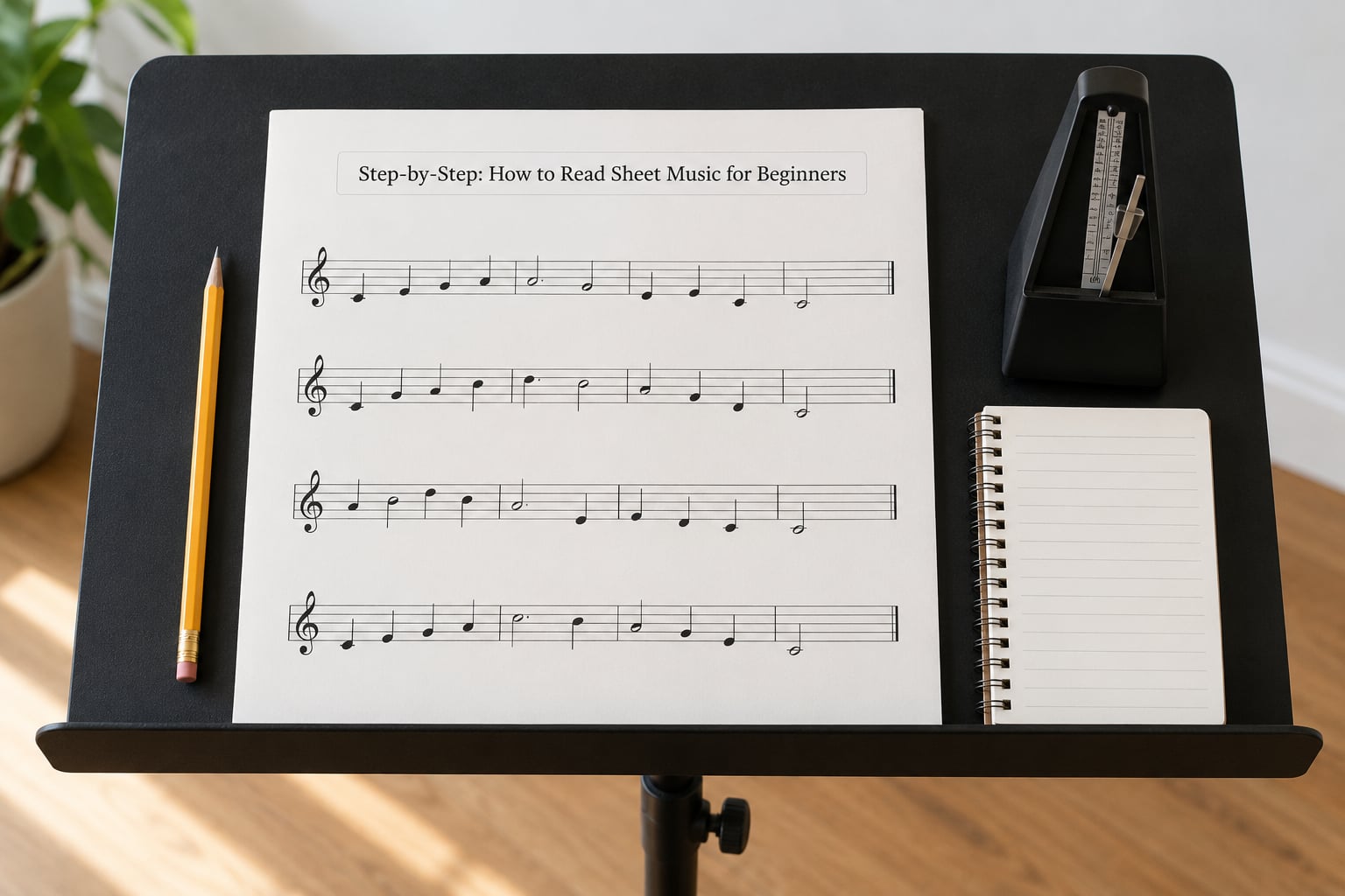 Step-by-Step: How to Read Sheet Music for Beginners