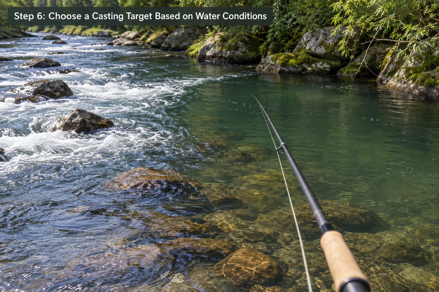 Step 6: Choose a Casting Target Based on Water Conditions