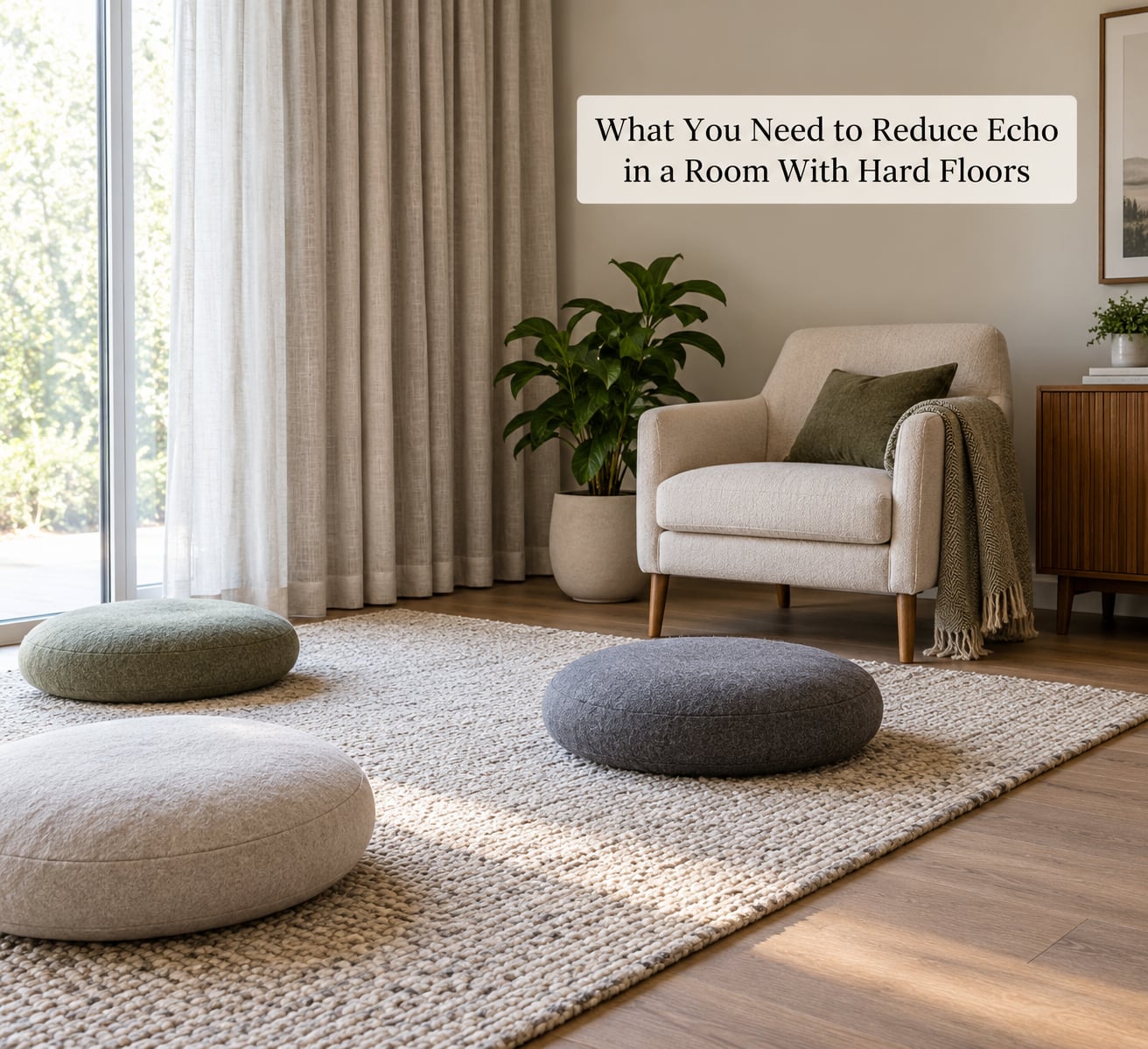 What You Need to Reduce Echo in a Room With Hard Floors