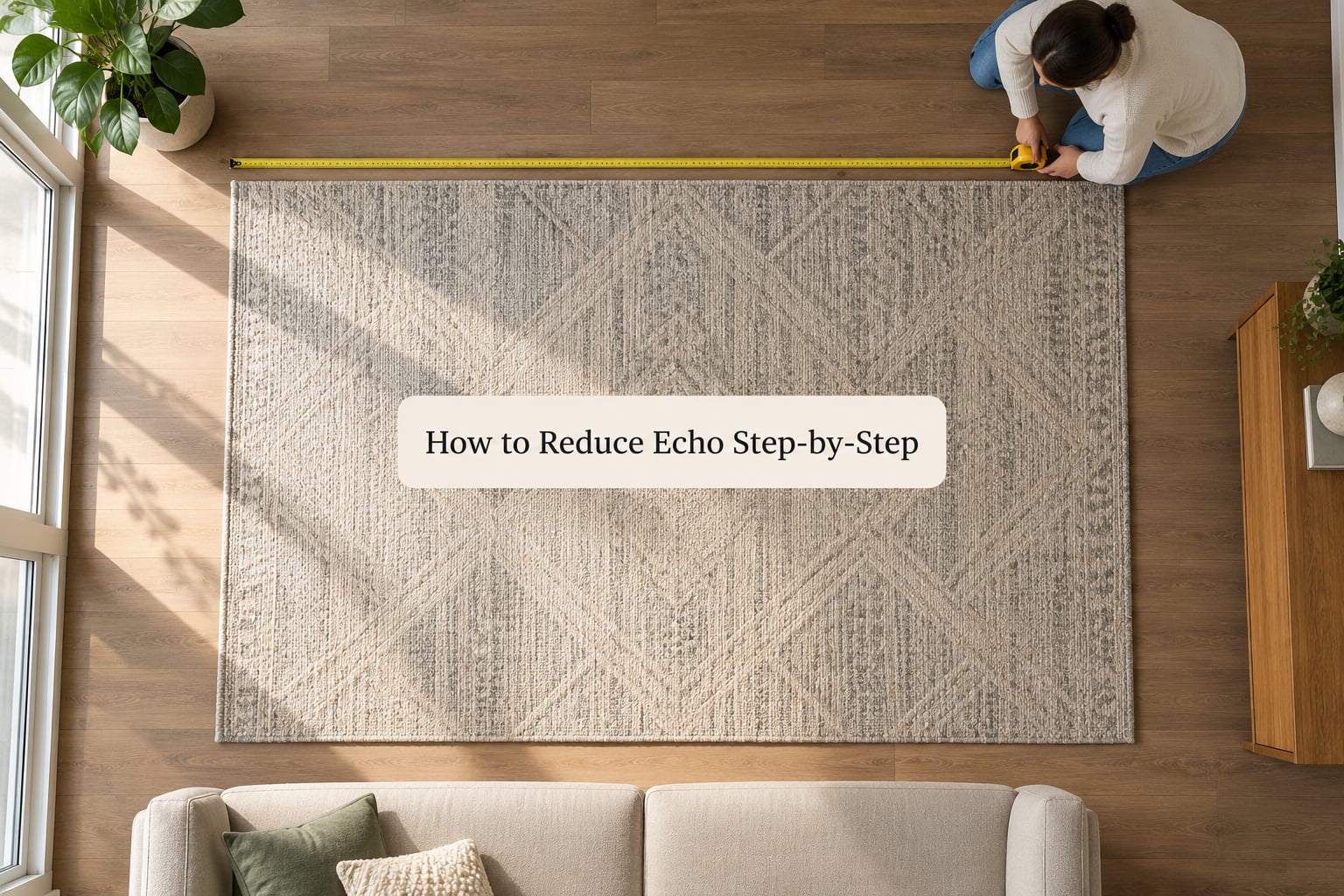 How to Reduce Echo Step-by-Step