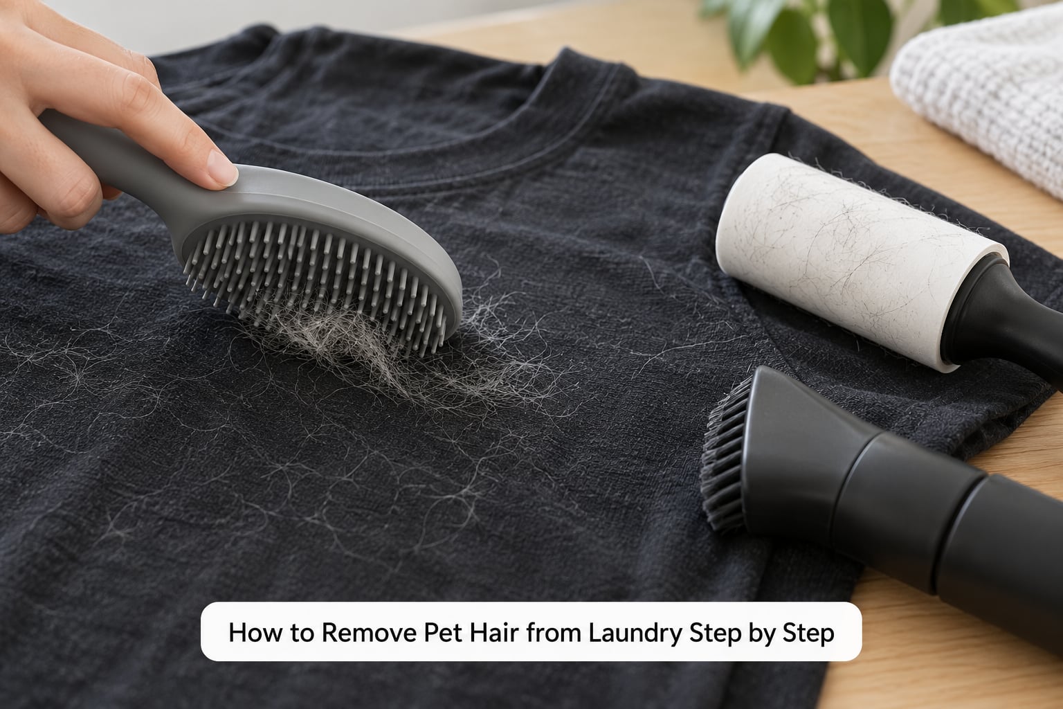 How to Remove Pet Hair from Laundry Step by Step