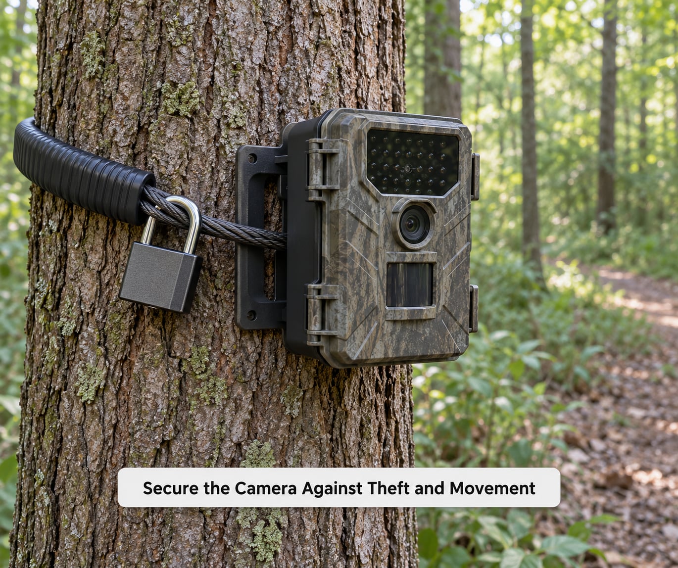 Secure the Camera Against Theft and Movement