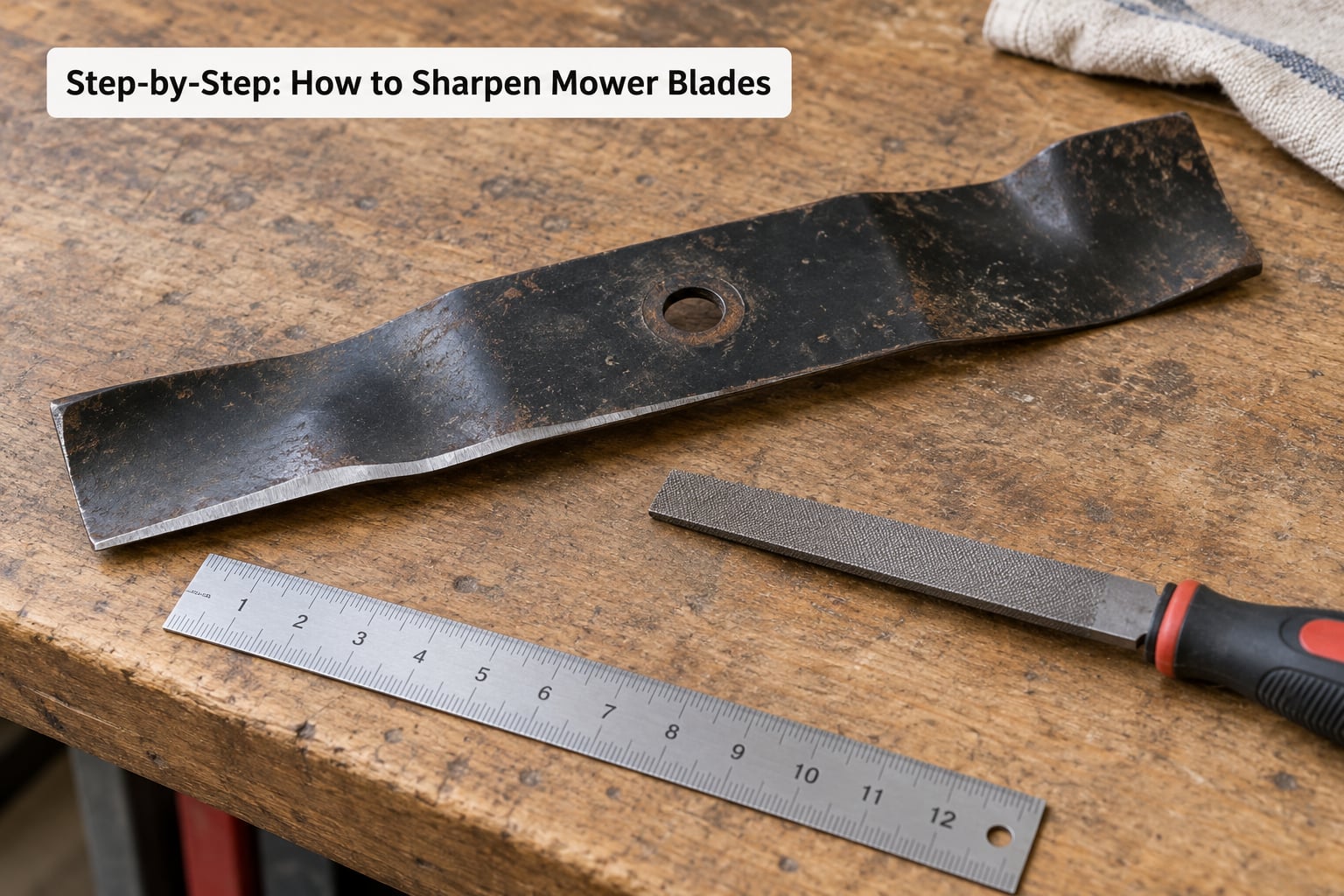 Step-by-Step: How to Sharpen Mower Blades