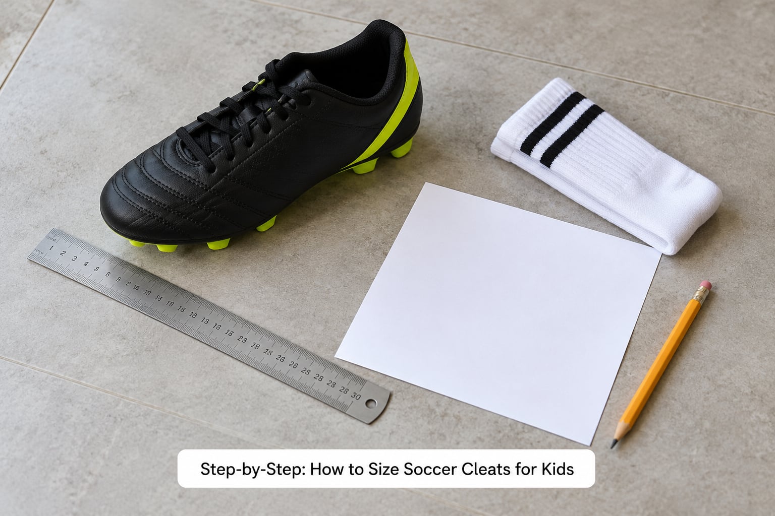 Step-by-Step: How to Size Soccer Cleats for Kids