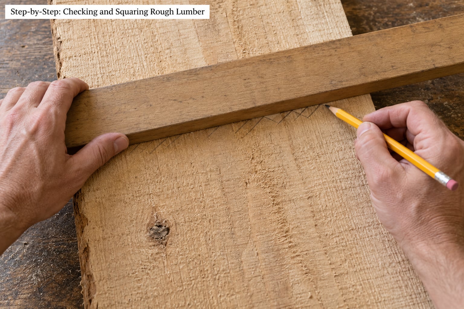 Step-by-Step: Checking and Squaring Rough Lumber
