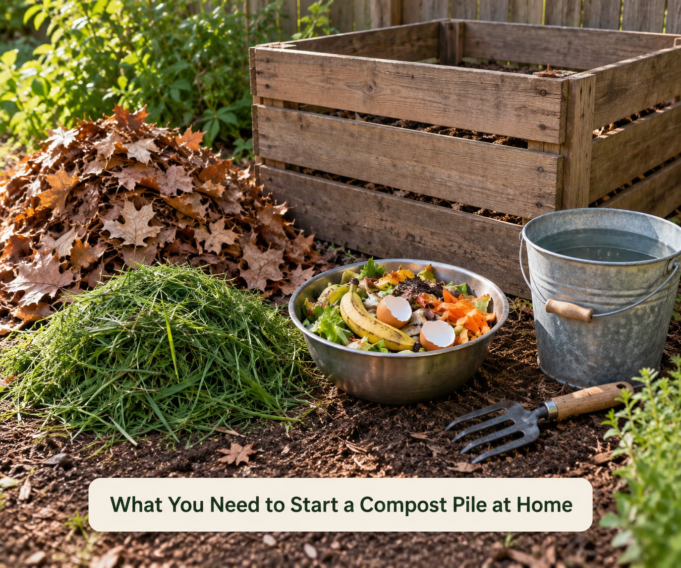 What You Need to Start a Compost Pile at Home