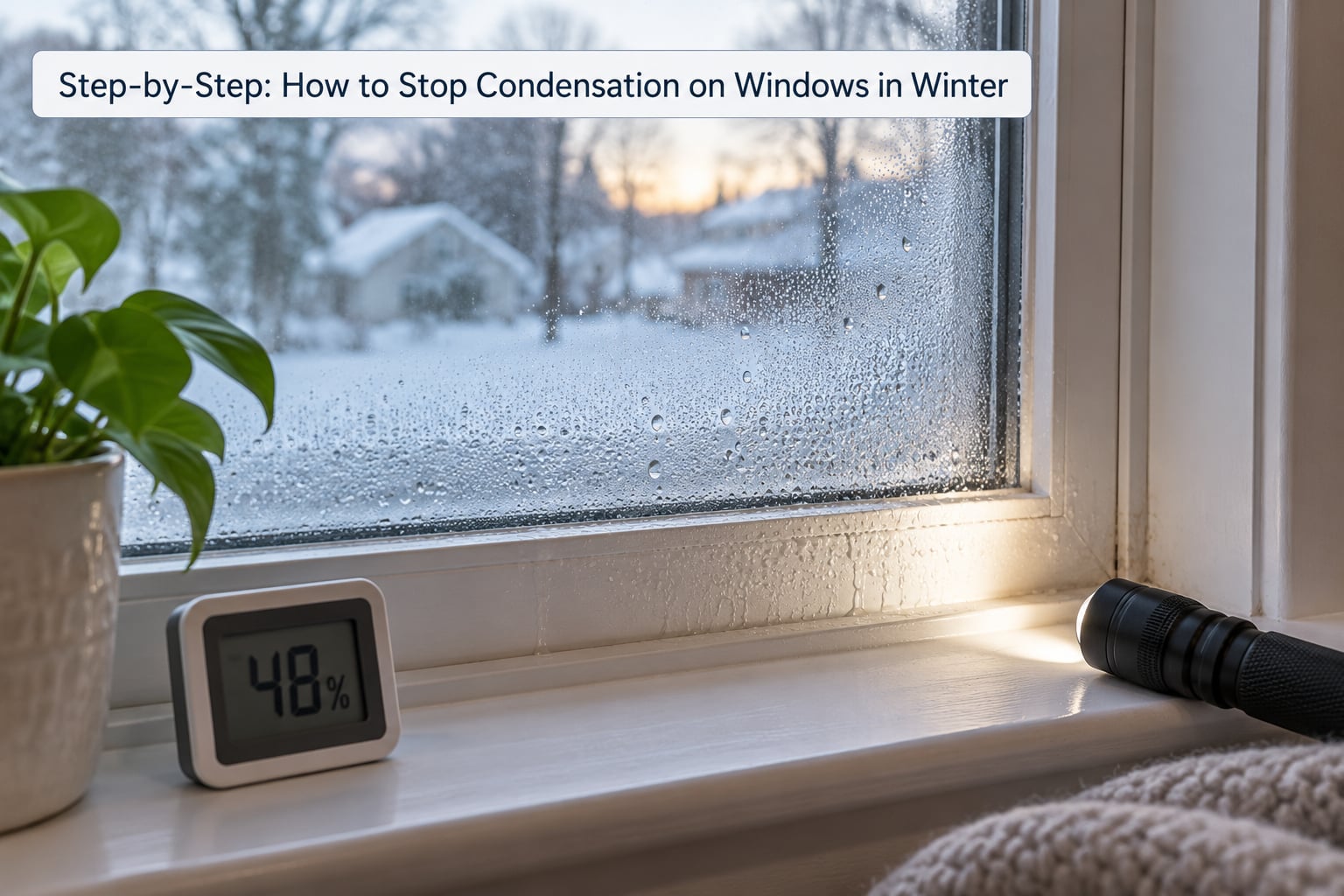 Step-by-Step: How to Stop Condensation on Windows in Winter