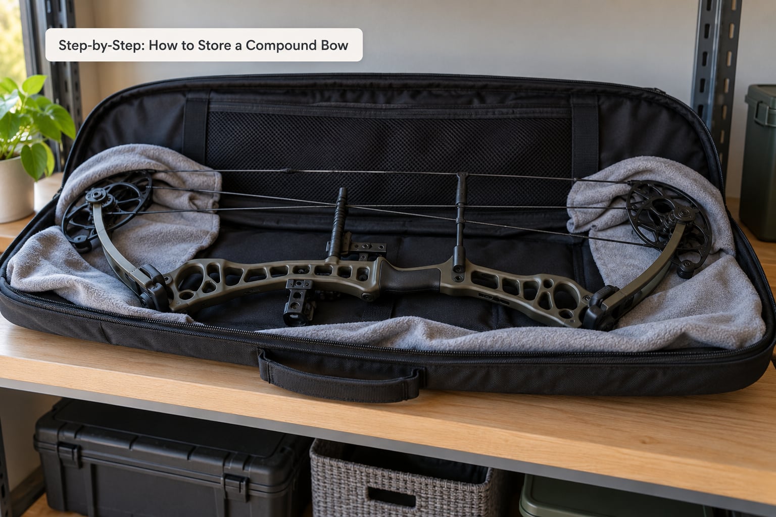 Step-by-Step: How to Store a Compound Bow