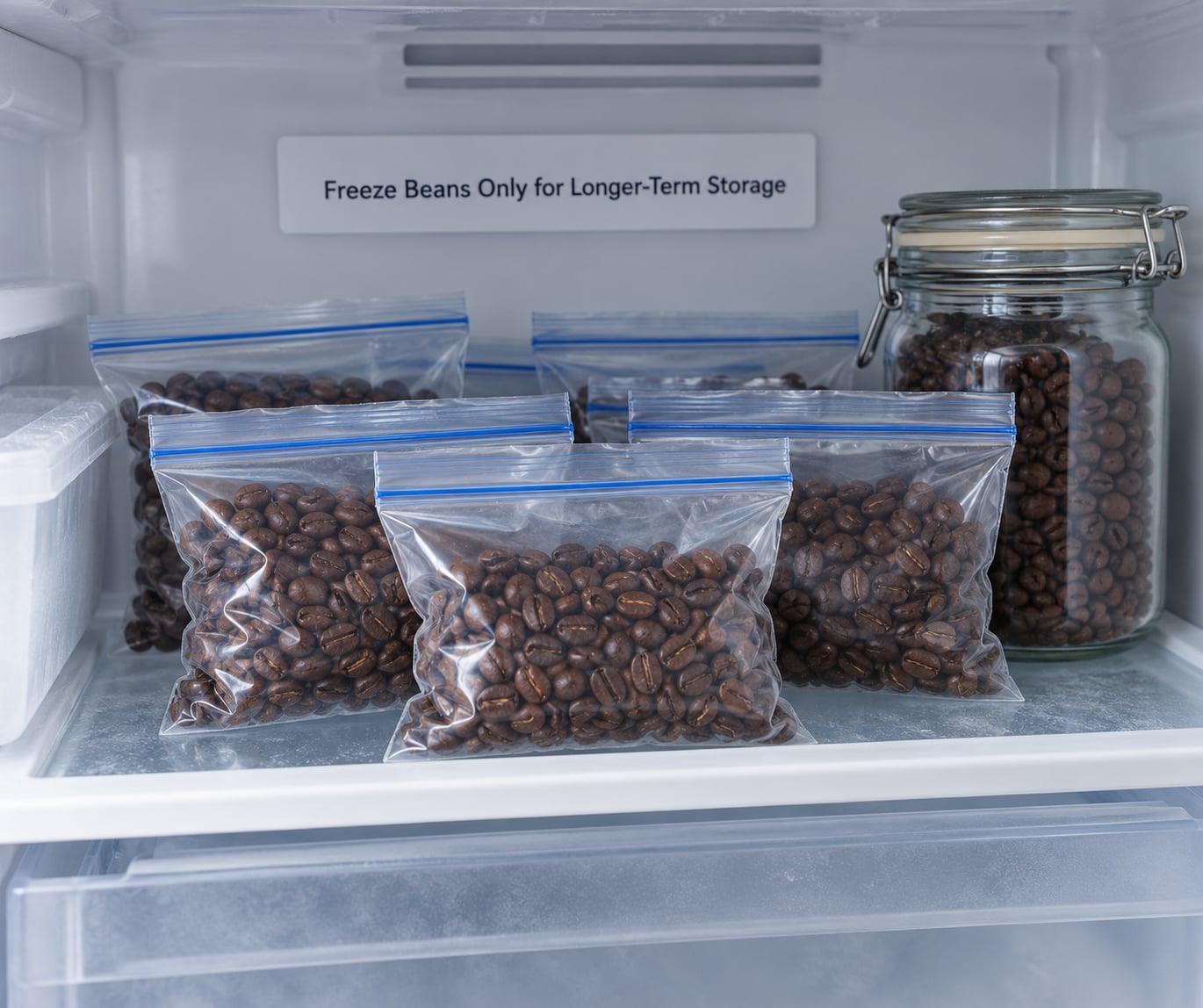 Freeze Beans Only for Longer-Term Storage
