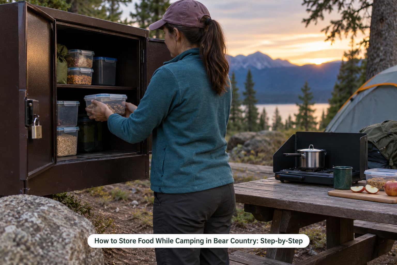How to Store Food While Camping in Bear Country: Step-by-Step