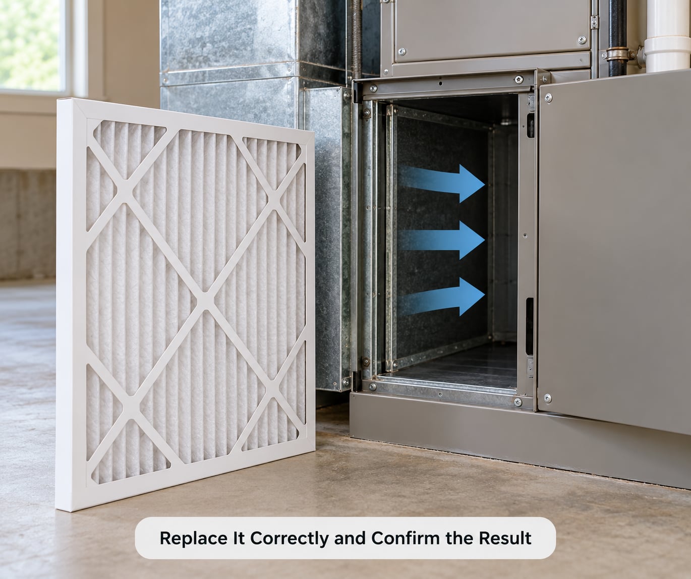 Replace It Correctly and Confirm the Result