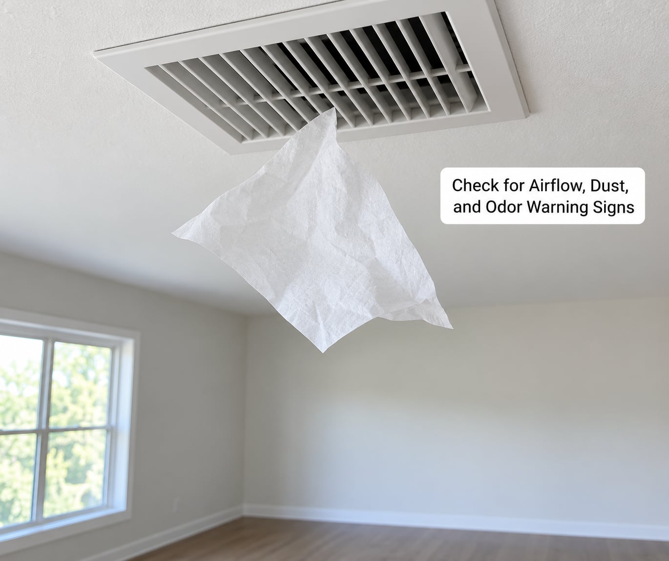 Check for Airflow, Dust, and Odor Warning Signs