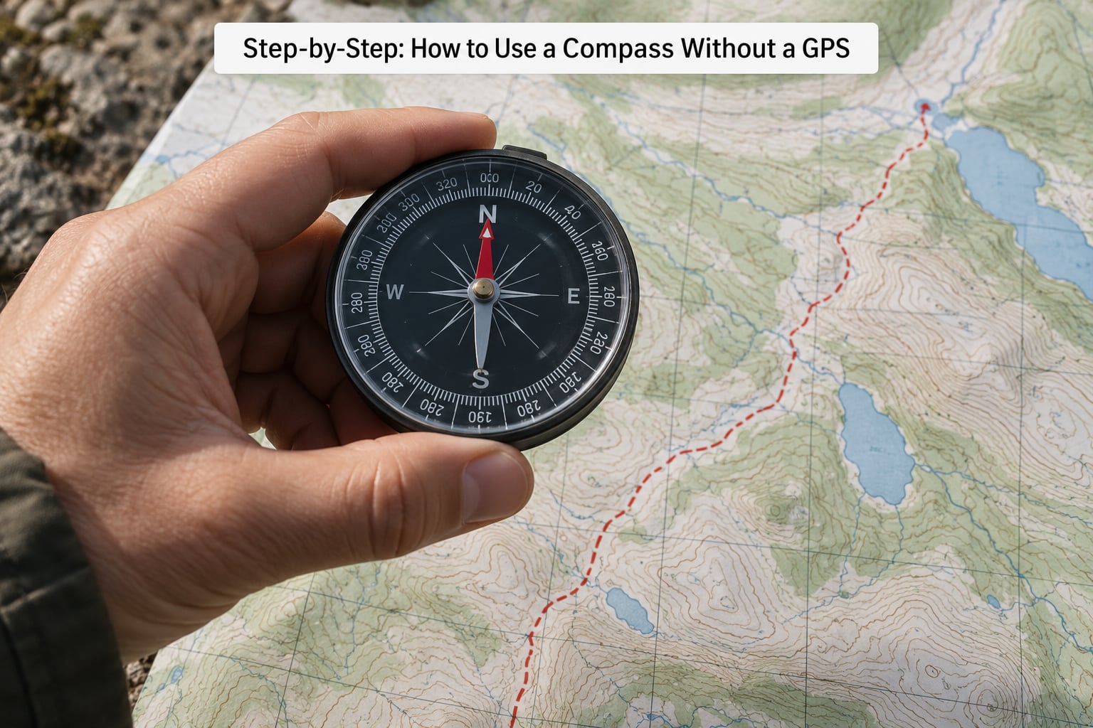 Step-by-Step: How to Use a Compass Without a GPS