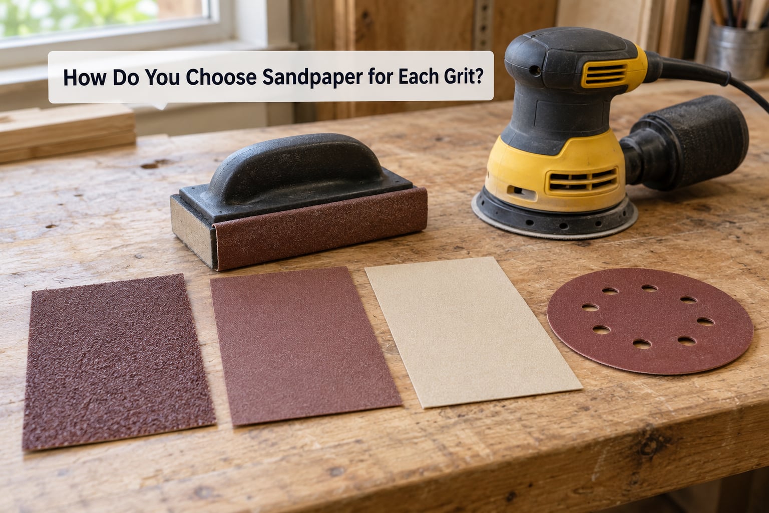 How Do You Choose Sandpaper for Each Grit?