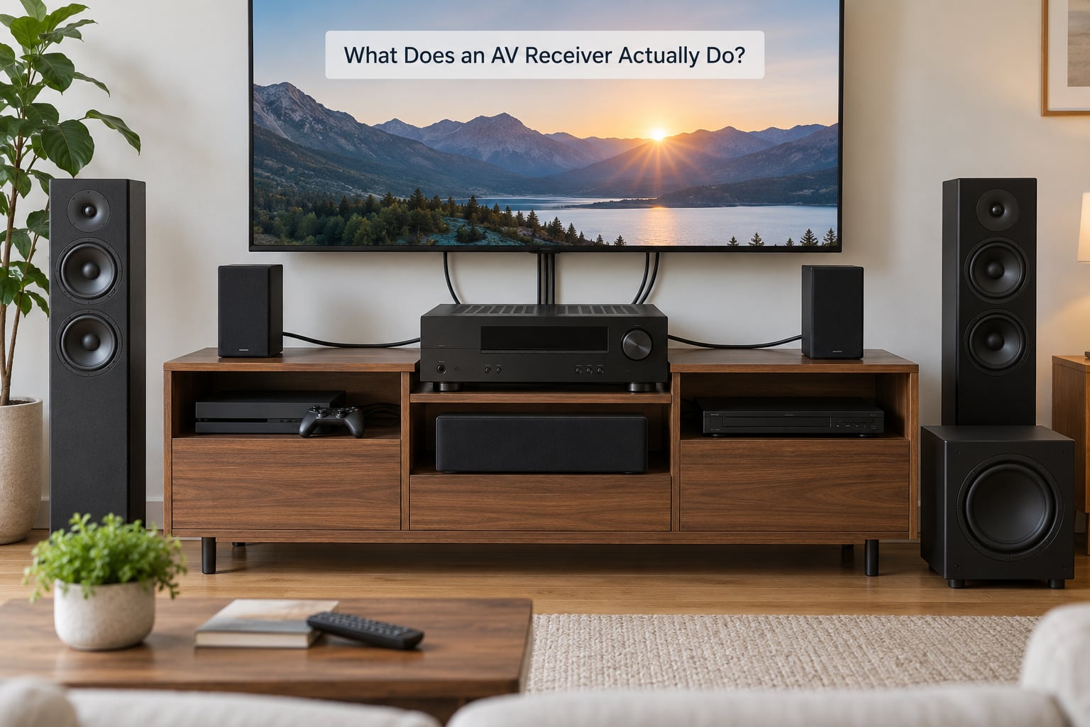 What Does an AV Receiver Actually Do?