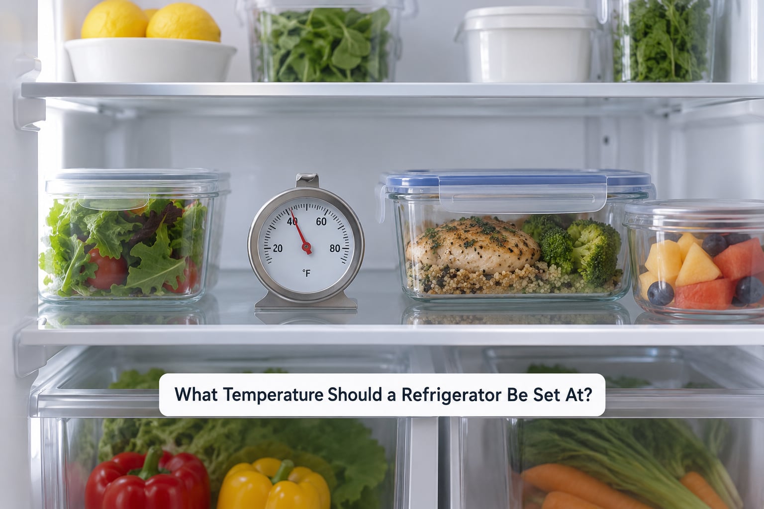 What Temperature Should a Refrigerator Be Set At?