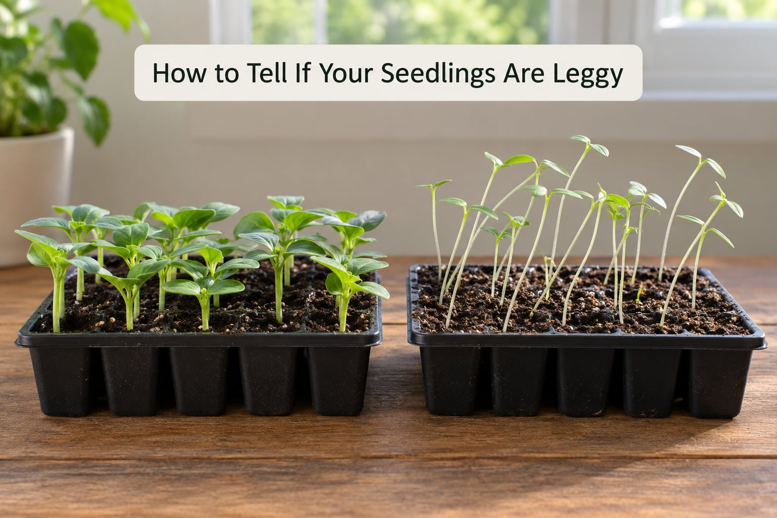 How to Tell If Your Seedlings Are Leggy