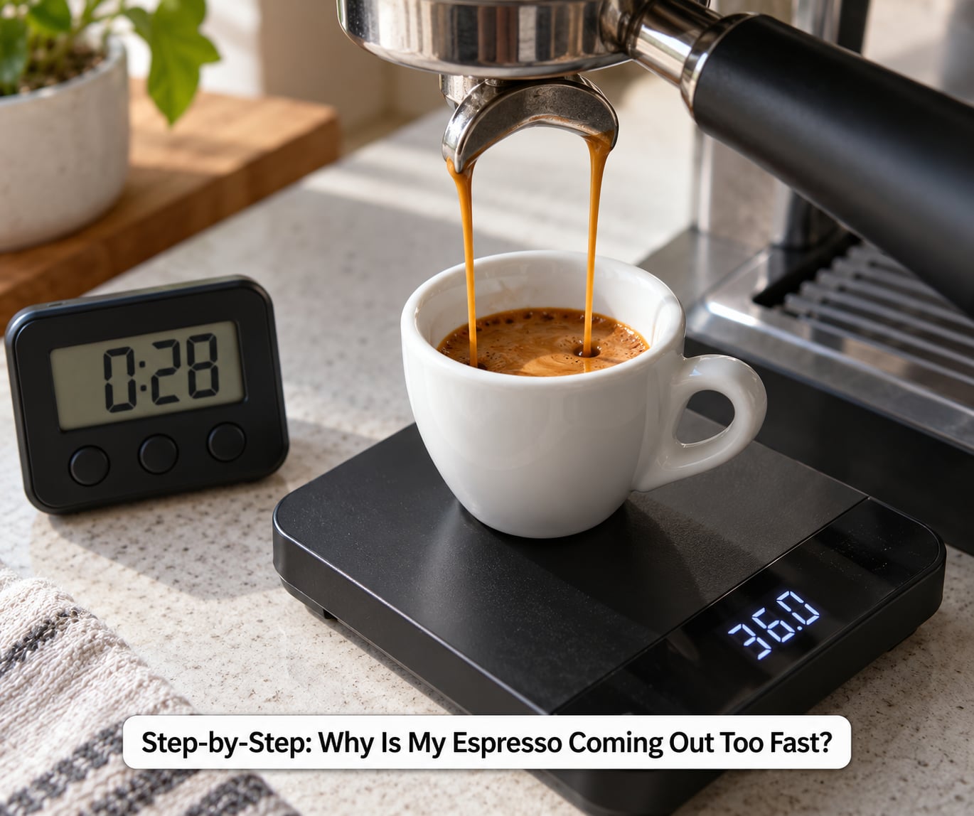 Step-by-Step: Why Is My Espresso Coming Out Too Fast?
